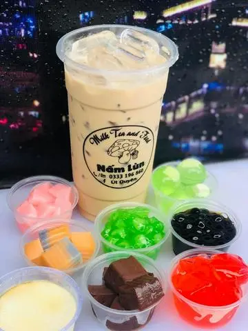 Hình ảnh Trà sữa truyền thống full topping