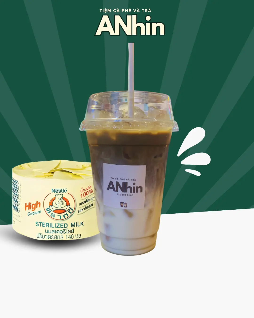 Hình ảnh Houjicha Latte sữa gấu