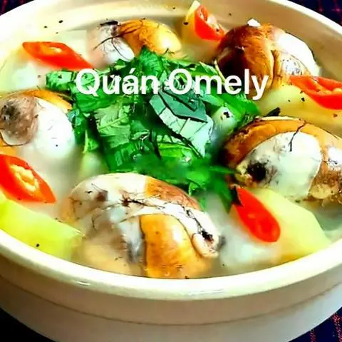 Hình ảnh Hột vịt lộn um bầu (5 trứng)