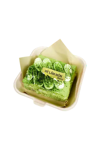 Hình ảnh Tiramisu Trà Xanh Đậu Đỏ