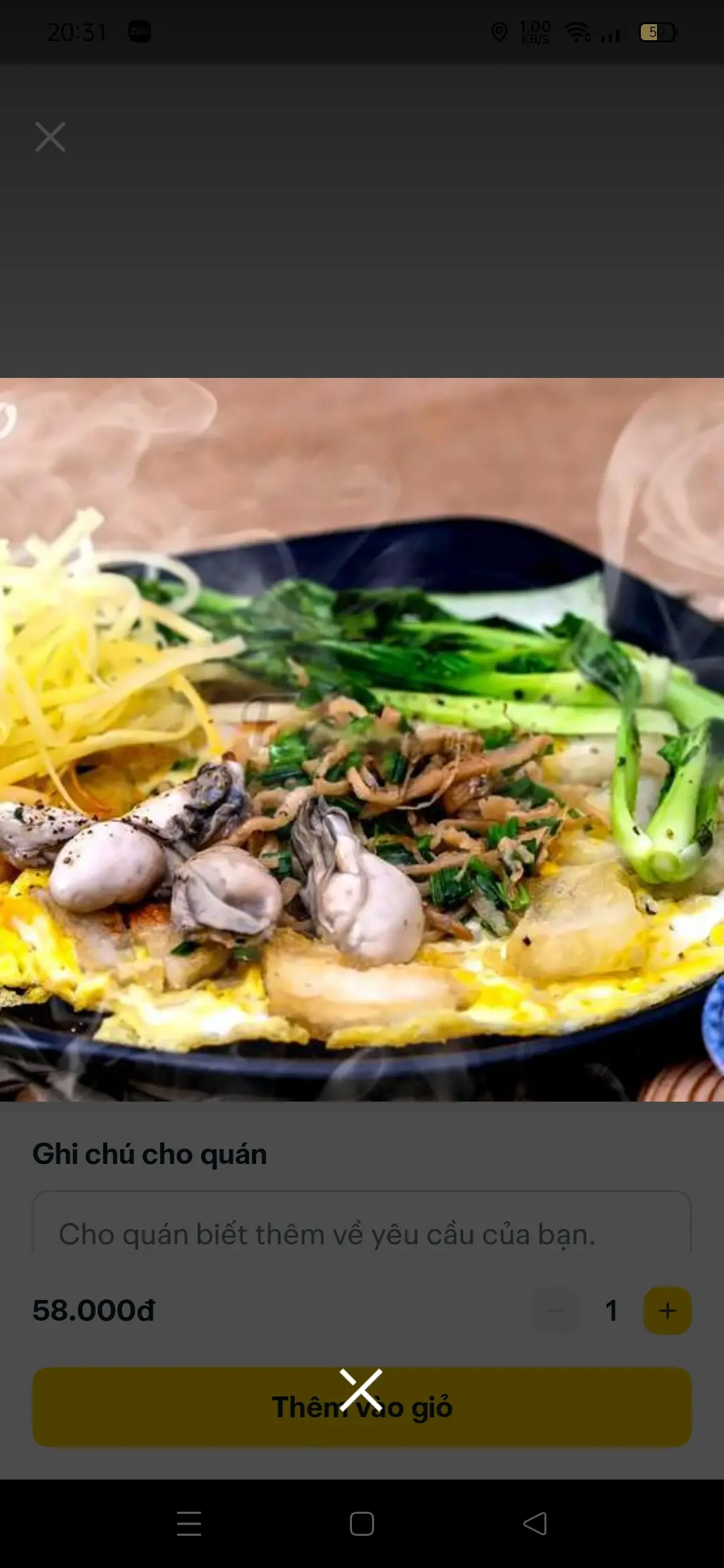 Hình ảnh Bột Môn Chiên + Mì Xào 2 Trứng 