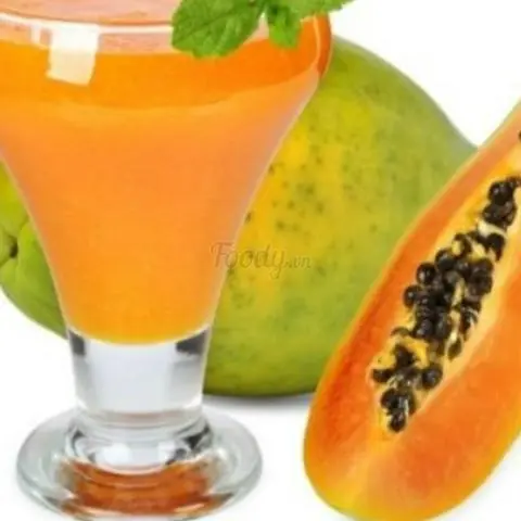 Hình ảnh Sinh tố đu đủ dừa