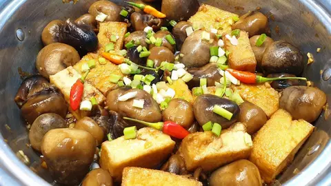 Hình ảnh Nấm rơm kho thập Cẩm 