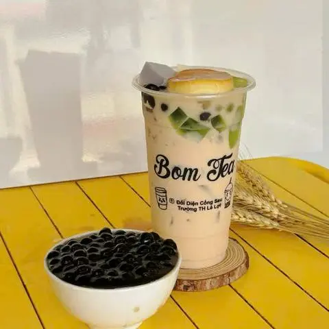 Hình ảnh Trà sữa bánh flan