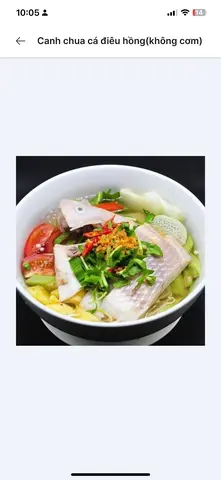 Hình ảnh Canh chua cá diêu hồng(ko cơm)