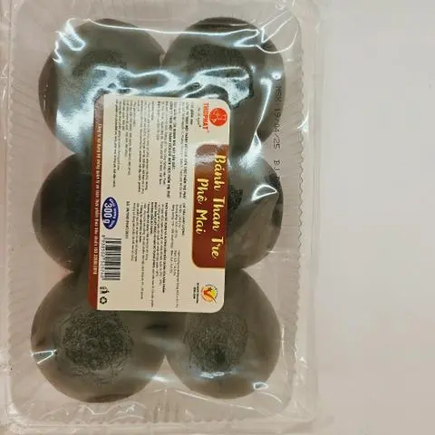 Hình ảnh Bánh bao than tre chưa hấp (gói 6 cái)