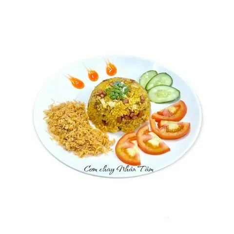 Hình ảnh Cơm chiên cá mặn thuần chay