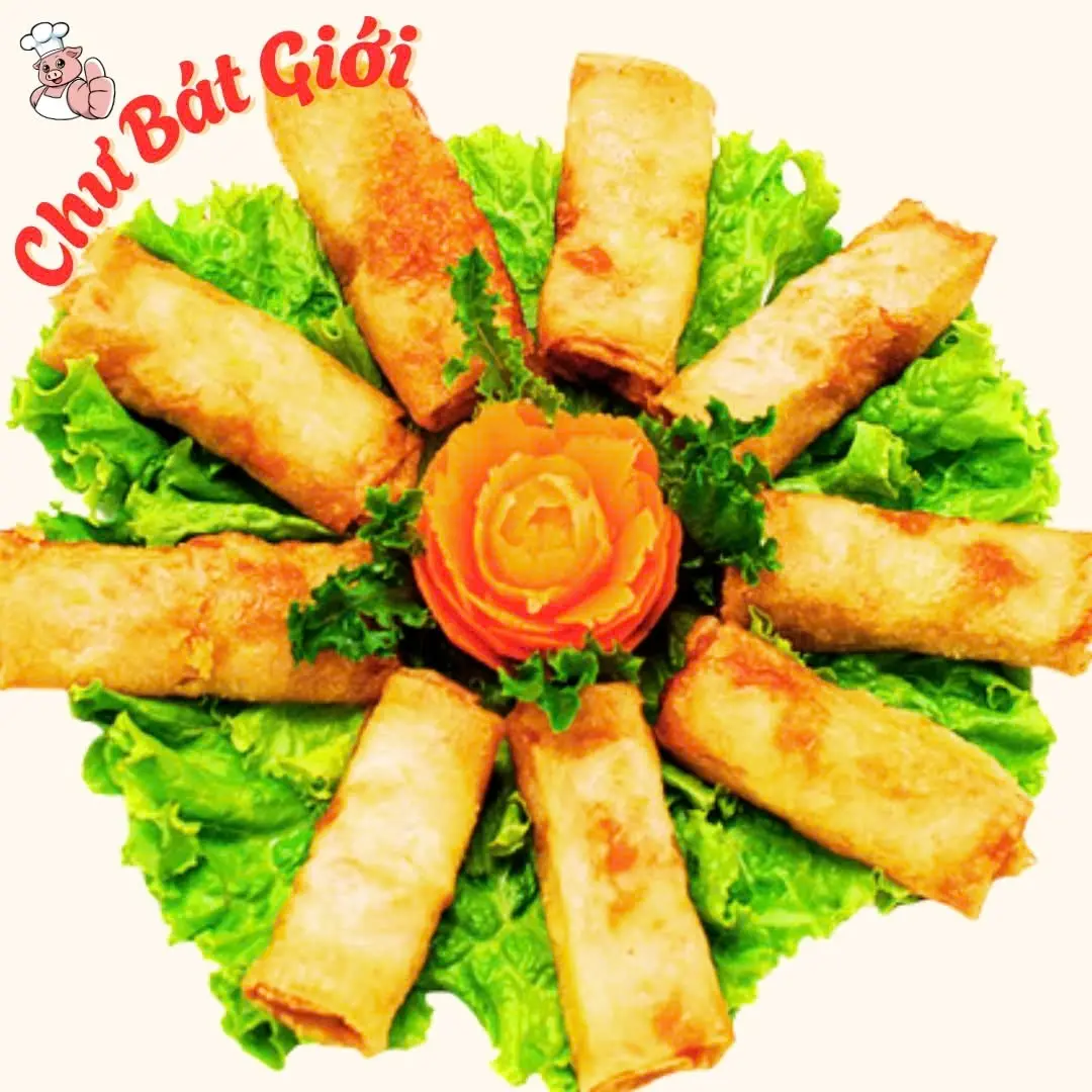 Hình ảnh Chả Giò Thịt Chiên Giòn Phần Lớn