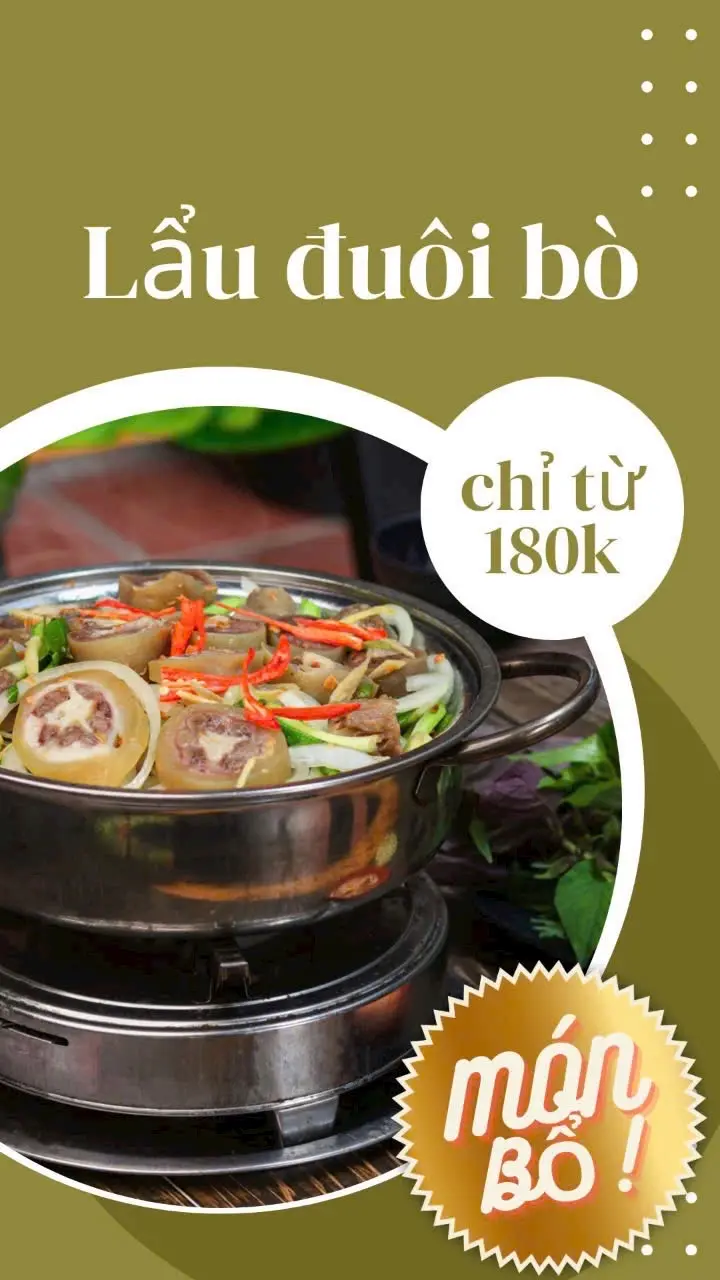 Hình ảnh Lẩu Đuôi Bò Hầm Thuốc Bắc