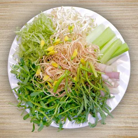 Hình ảnh Rau thêm lẩu các loại (400g)