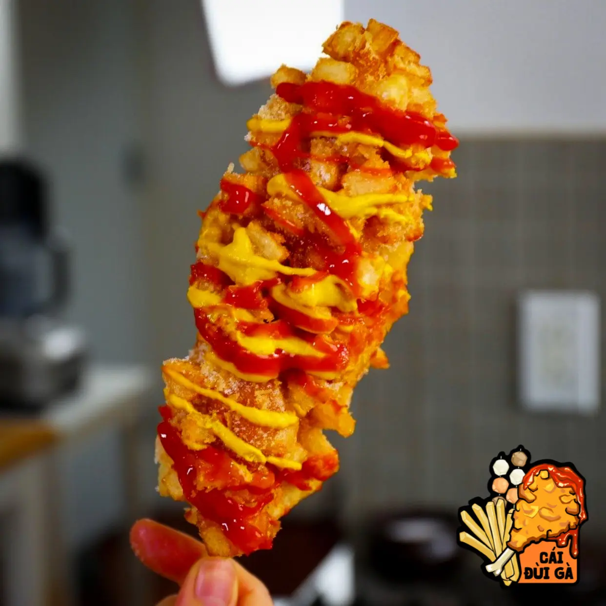 Hình ảnh 1 HOTDOG Chúc Chích Phô Mai - Vỏ phủ Khoai Tây Tươi