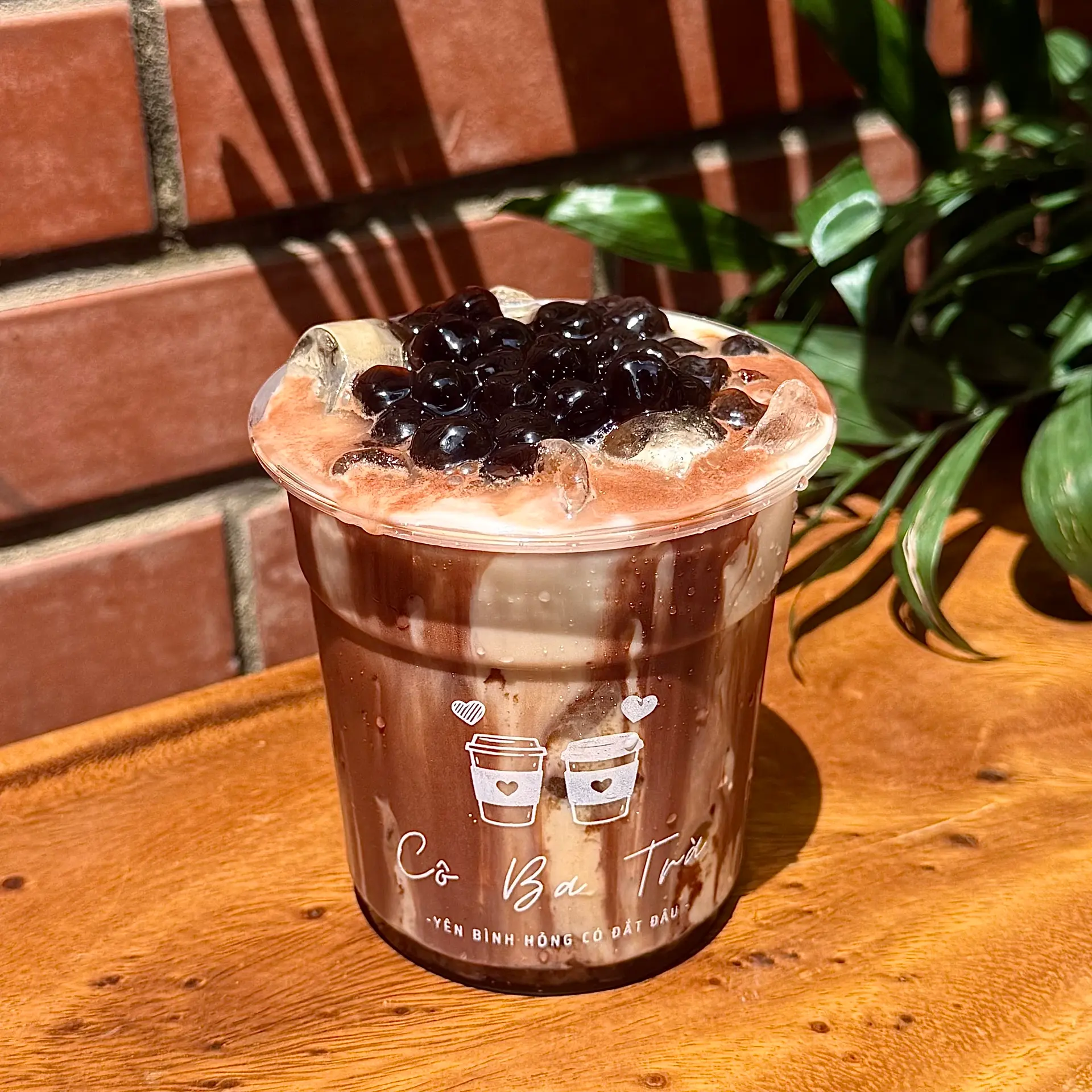 Hình ảnh Sữa Tươi Cacao Trân Châu Đường Đen
