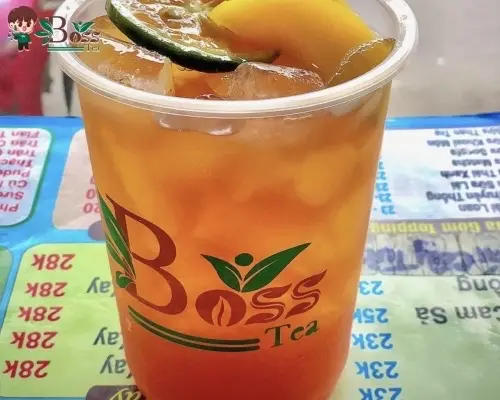 Hình ảnh Trà Đào Cam Sả (Ly 1Lít)