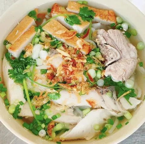 Hình ảnh Bún chả cá xương