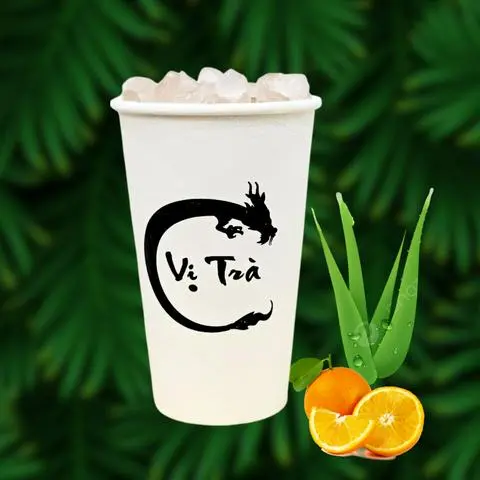 Hình ảnh Trà ôlong cam nha đam