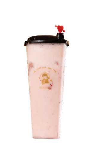 Hình ảnh Sữa tươi dâu tây