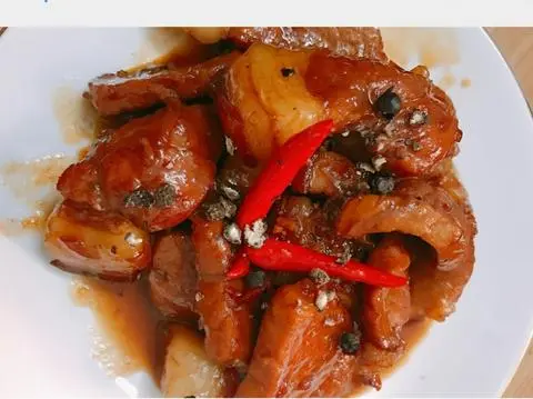 Hình ảnh Cơm Thịt Kho tiêu.(cay tí)