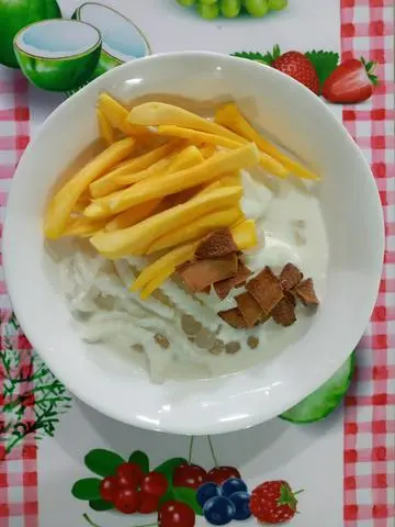 Hình ảnh Chè dừa dầm mít
