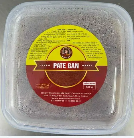 Hình ảnh Pate Huynh Hoa - 600g