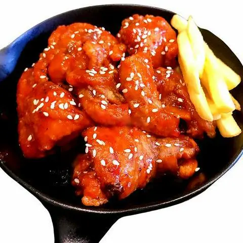 Hình ảnh Gà có xương sốt chua ngọt