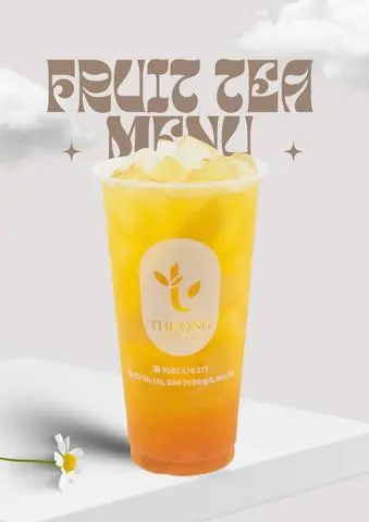 Hình ảnh Trà đào cam sả - peach orange lemongrass tea