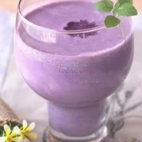 Hình ảnh Sinh tố khoai môn sầu  riêng