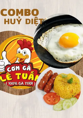 Hình ảnh Cơm Trứng + Xúc Xích Đức