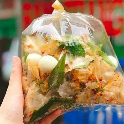 Hình ảnh Bánh tráng trộn sate