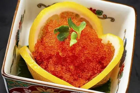 Hình ảnh Sashimi trứng tôm