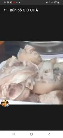 Hình ảnh Bún bò giò chả