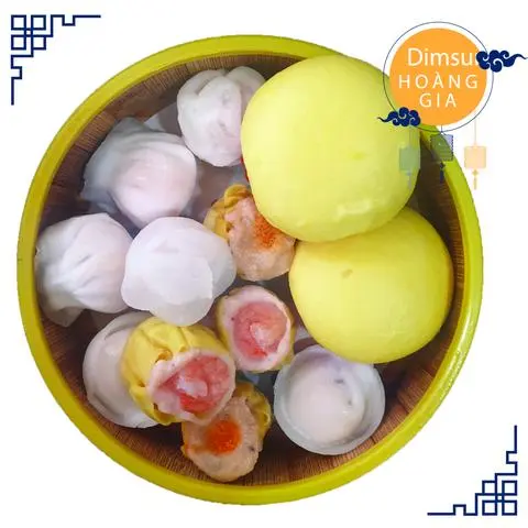 Hình ảnh Combo 01 - Dimsum & Bánh Bao 12 Viên/Dimsum & Liusha Pau 12 Pcs