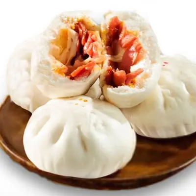 Hình ảnh bánh bao xúc xích, phô mai 