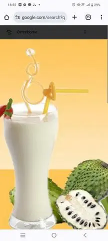 Hình ảnh sinh tố mãng cầu xiêm 