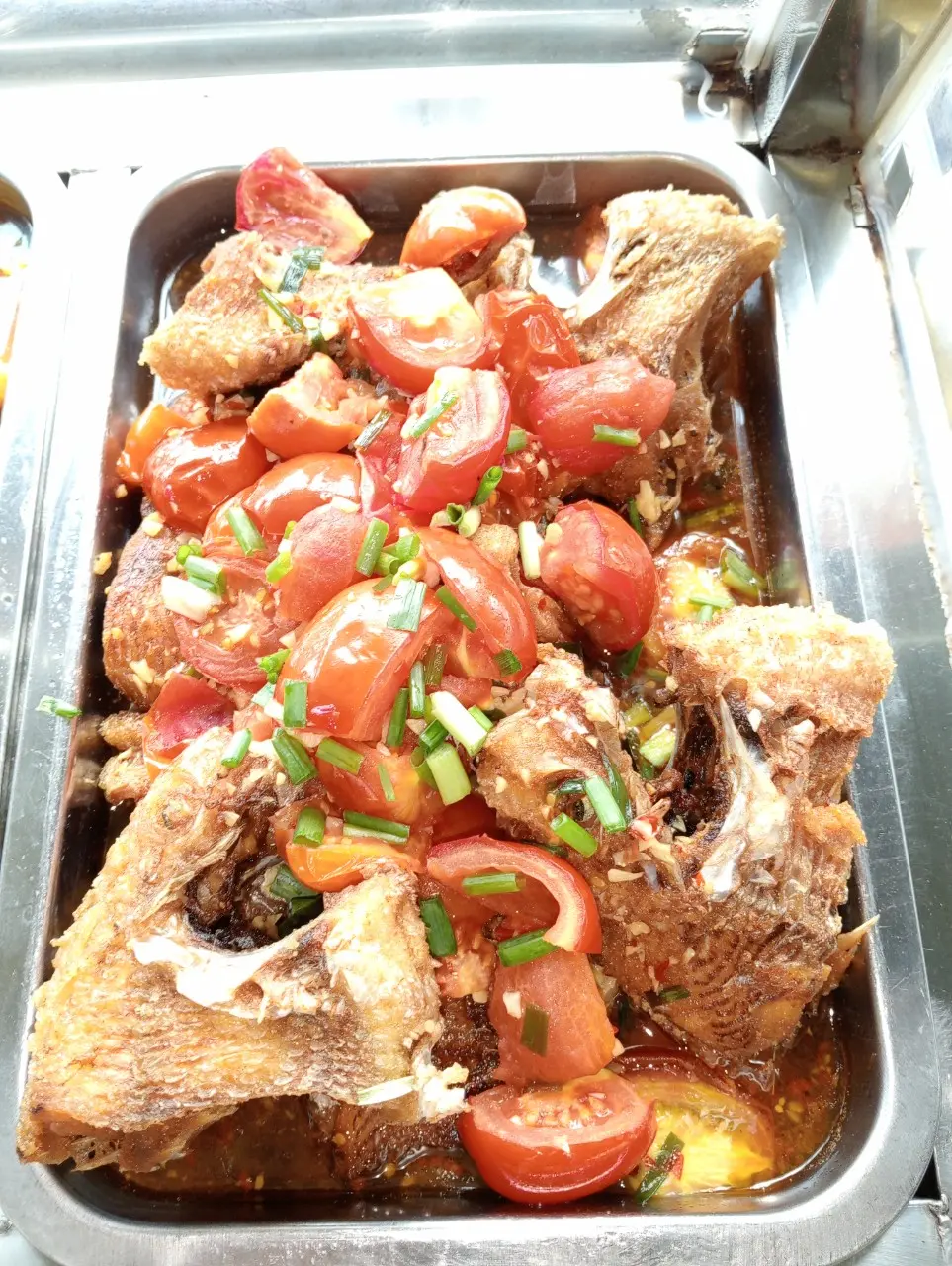 Hình ảnh Cá diêu hồng chiên sốt cà