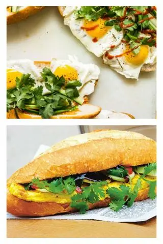 Hình ảnh Bánh Mì Trứng Khuấy Kèm Oppla