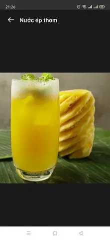 Hình ảnh Nước ép thơm