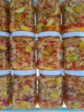 Hình ảnh Chân gà sả tắc cóc xoài