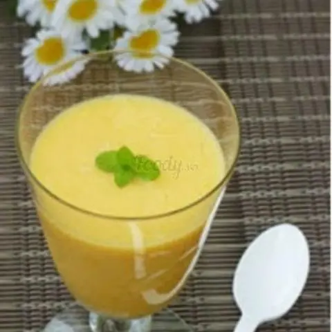 Hình ảnh Sinh tố xoài dưa lưới chuối