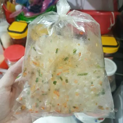 Hình ảnh Bánh tráng tỏi ruốc mỡ hành (nhỏ)