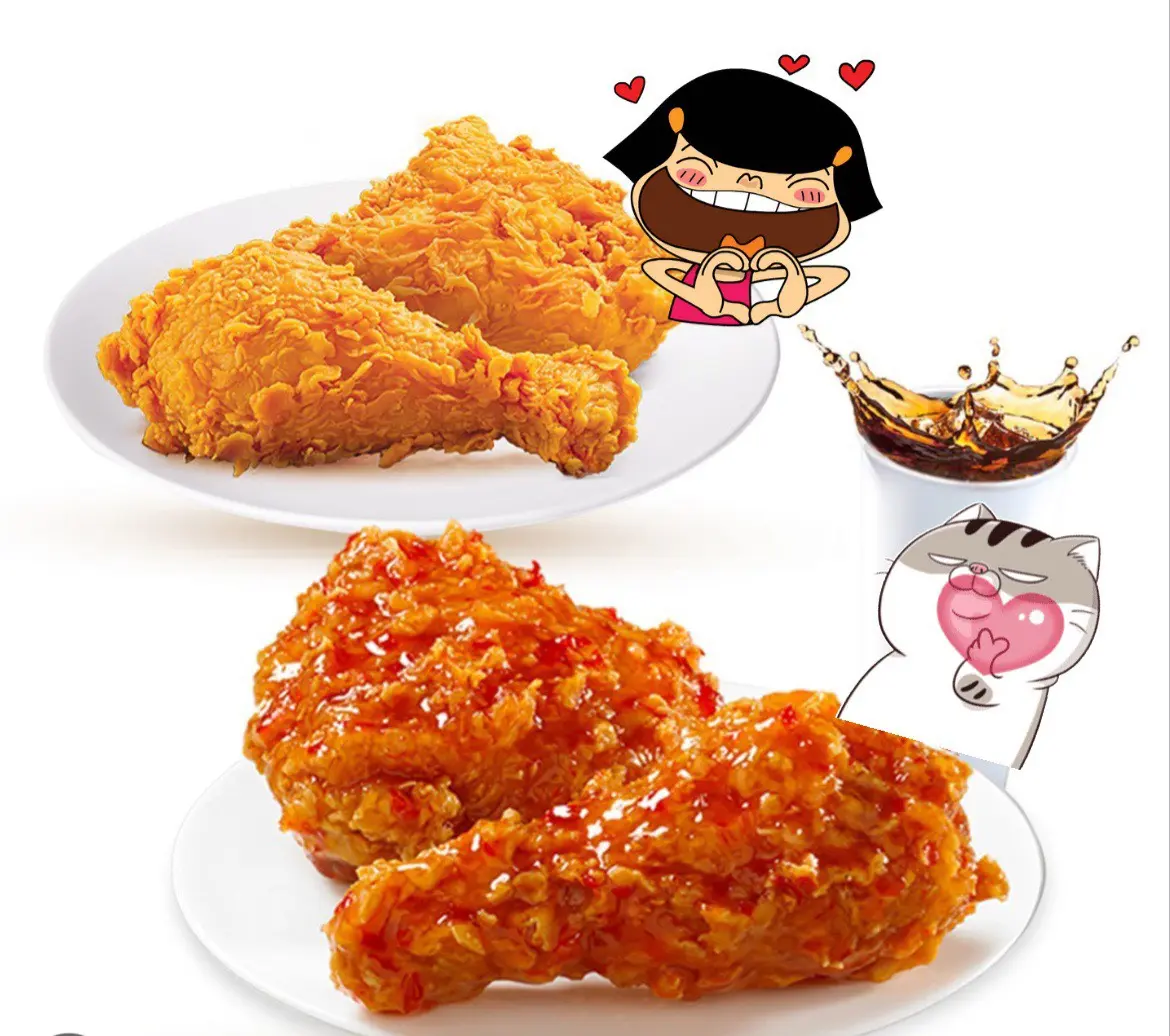 Hình ảnh đùi gà +khoai tây sốt cay hàn quốc 