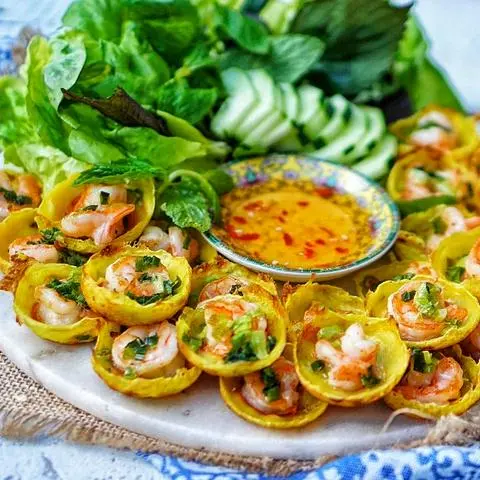 Hình ảnh Combo siêu tiết kiệm mua 3 phần bánh khọt tặng thêm 6 cái bánh khọt
