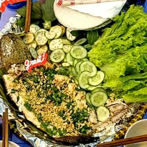 Hình ảnh Combo Cá Lóc Nướng Size Vừa - Rau Bún - Nước Chấm