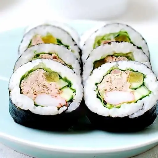 Hình ảnh Maki cá ngừ sốt mayonaise