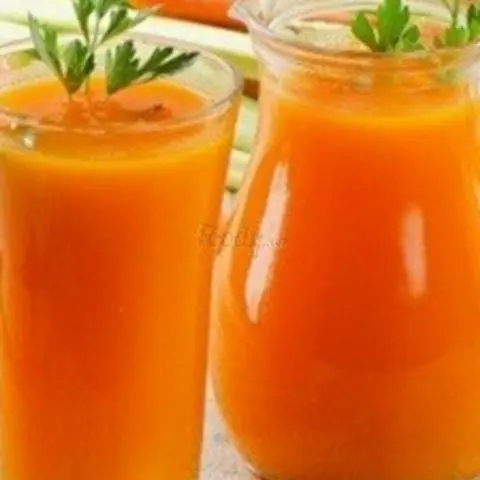 Hình ảnh Sinh tố cà rốt dừa