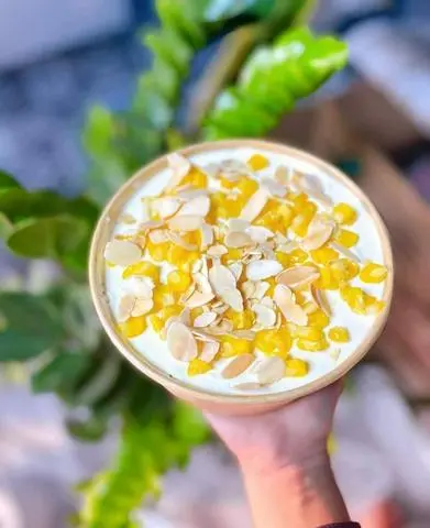 Hình ảnh Bánh Kem Bắp Hạnh Nhân Tô