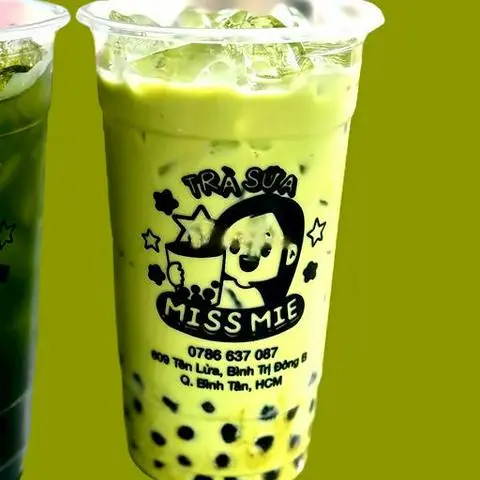 Hình ảnh Trà sữa thái xanh trân châu