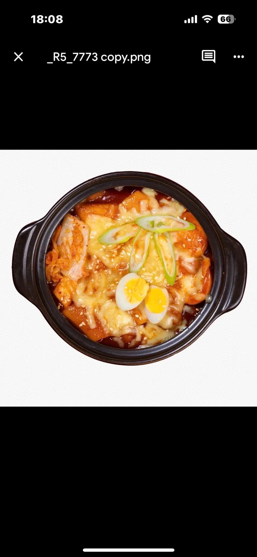 Hình ảnh Tokbokki - Phô Mai
