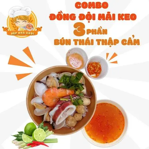 Hình ảnh Combo 3 phần bún thái thập cẩm