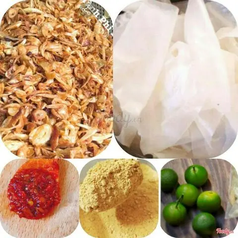 Hình ảnh Bánh tráng muối nhuyễn hành phi nhà làm