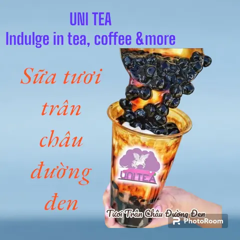 Hình ảnh Sữa tươi trân châu đường đen